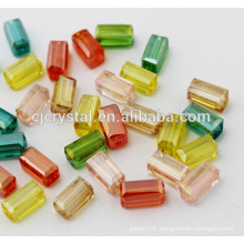crystal jewelry rectangle beads glass beads manufacturers